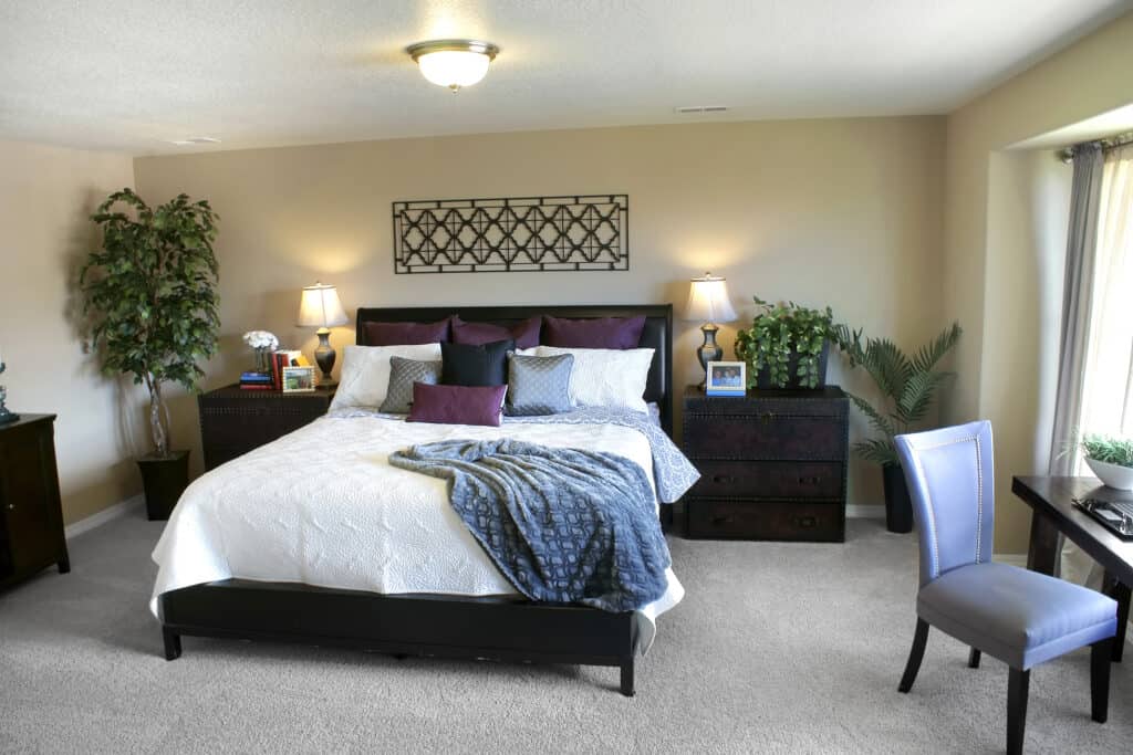 Interior design master bedroom